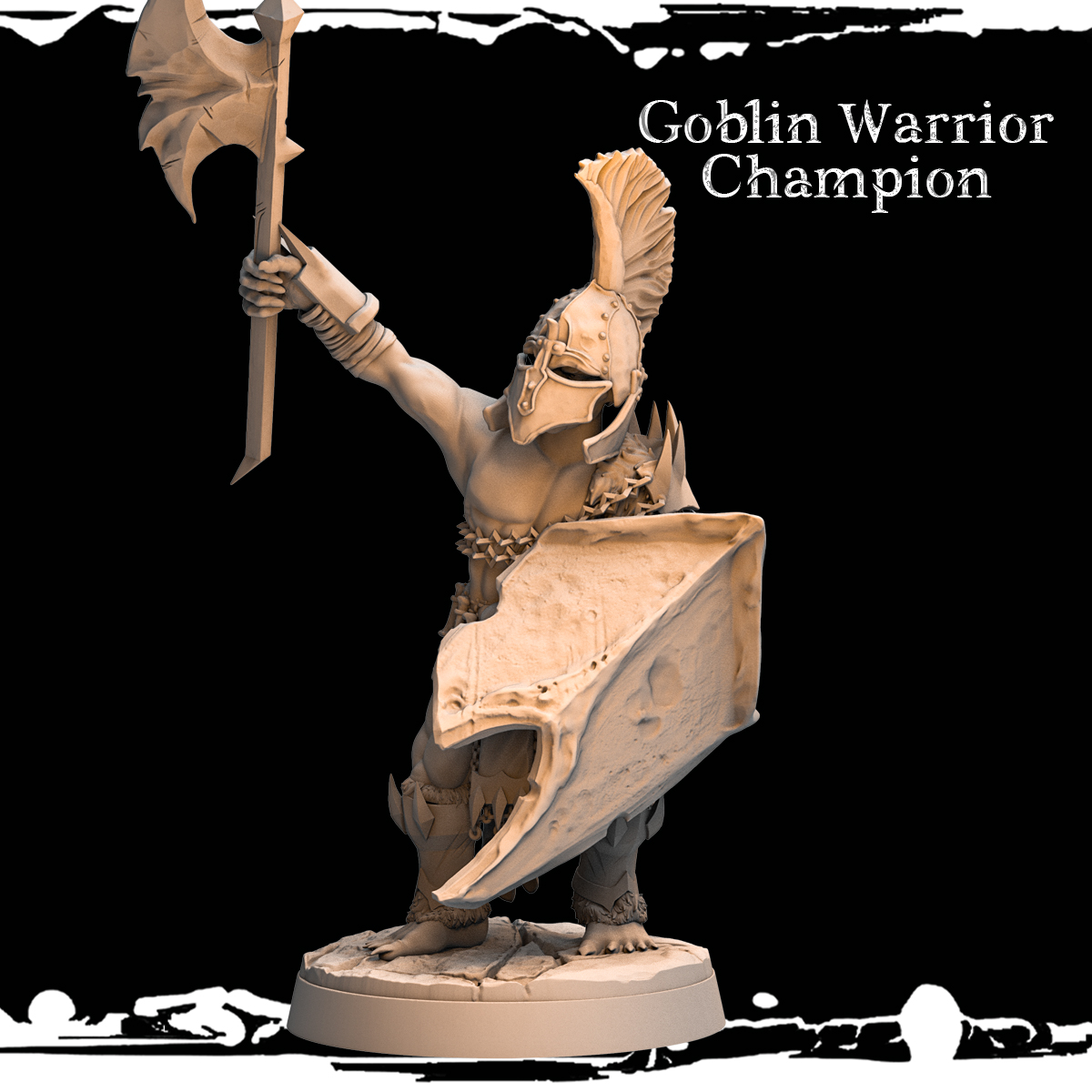 Goblin Warrior Champion - Army of Darkness: Greenskins